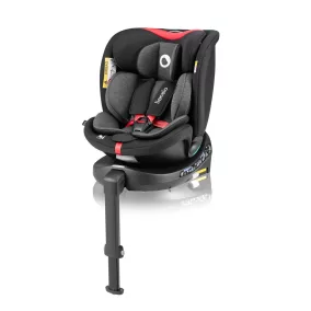 LIONELO Autósülés Navy i-Size (40-150 cm) Fekete Piros