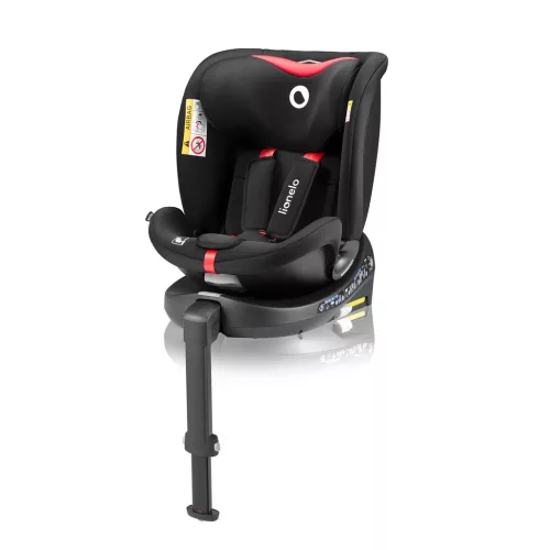 LIONELO Autósülés Navy i-Size (40-150 cm) Fekete Piros