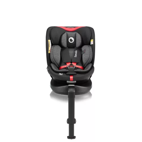 LIONELO Autósülés Navy i-Size (40-150 cm) Fekete Piros