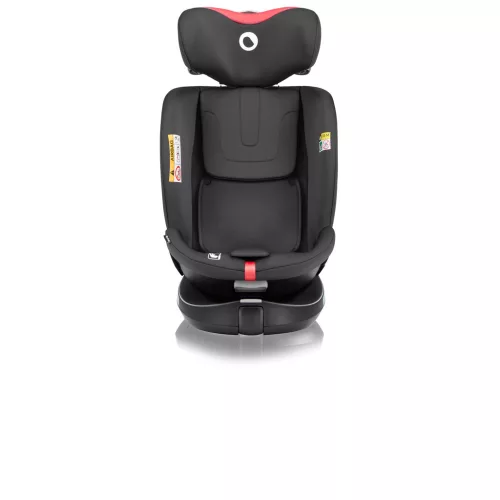 LIONELO Autósülés Navy i-Size (40-150 cm) Fekete Piros