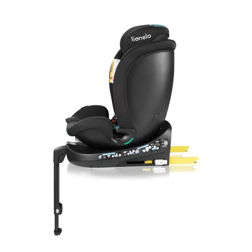 LIONELO Autósülés Navy i-Size (40-150 cm) Fekete Türkiz