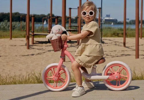 LIONELO Gyermek futóbicikli Alex Plus Pink Rose, 3 éves kortól