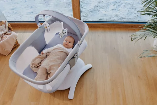 LIONELO Gyerek hintaszék Bella Set Szürke Beton, 0m+
