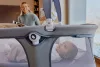 LIONELO Gyerek hintaszék Bella Set Szürke Beton, 0m+