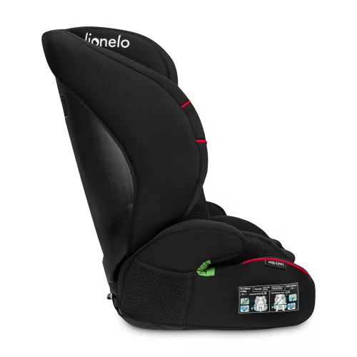 LIONELO Levi I-Size autósülés (76–150 cm) Sporty Black