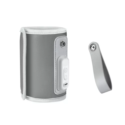LIONELO Thermup Go Grey Silver utazó cumisüveg melegítő
