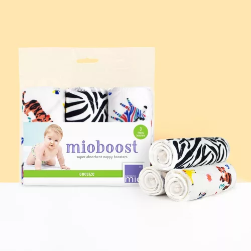 Bambino Mio Mio Boost nedvszívó pelenkabetét, Savanna Stripes 3 db