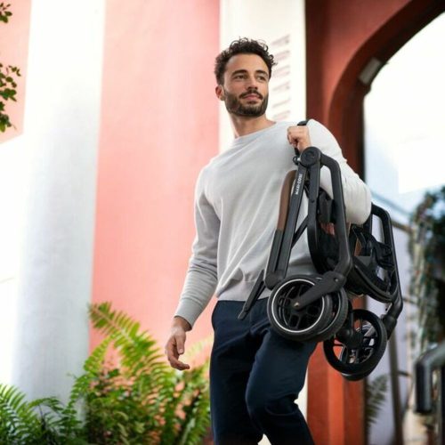 Maxi-Cosi Leona 2 duó-triósítható babakocsi 0-22kg-ig- Essential Graphite-Kiállított darab!