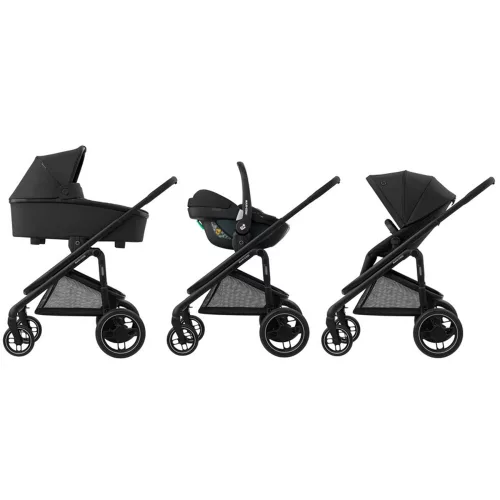 Maxi-Cosi Plaza+ multifunkciós babakocsi Oria mózessel- Essential Black