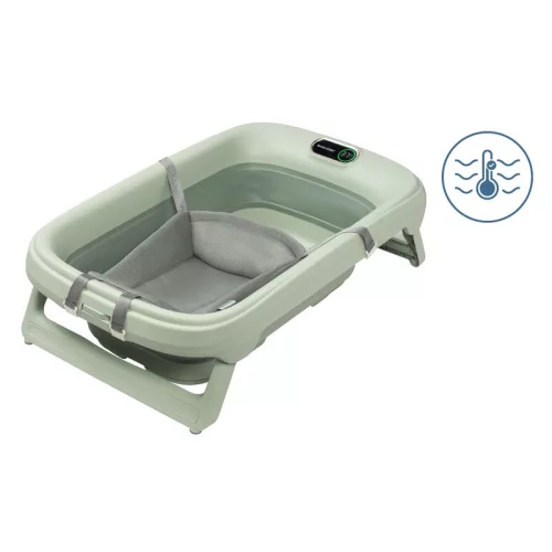 Indigo Plus kád 0-18 kg hőmérővel és újszülött tartóbetéttel összecsukható - Maxi-Cosi