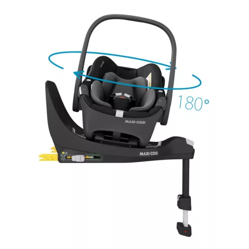 Maxi-Cosi Pebble 360° 0+ i-Size hordozó és autósülés 40-83 cm - Essential Black