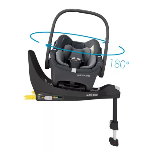 Maxi-Cosi Pebble 360° 0+ i-Size hordozó és autósülés 40-83 cm - Essential Graphite