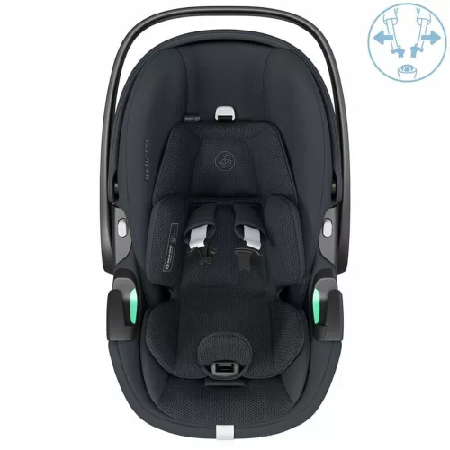 Maxi-Cosi Pebble 360 Pro2 - SlideTech & EcoCare hordozó 40-87 cm- Essential Graphite