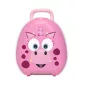 My Carry Potty hordozható bili tetővel- Pink dinoszaurusz