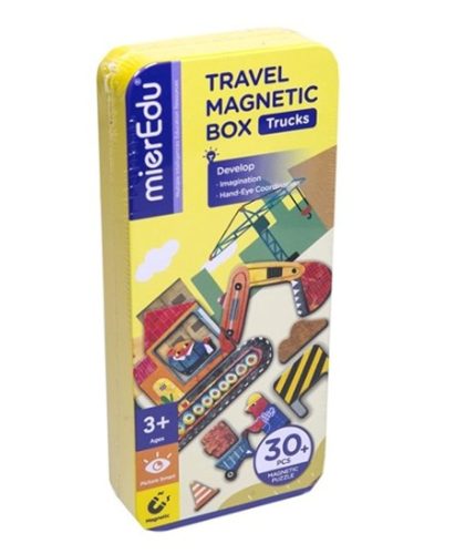 Mágneses Puzzle Játék, Munkagépek Mieredu
