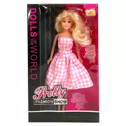 Baba, vékony, divatos, 18x34 cm dob. 4 db/displ.