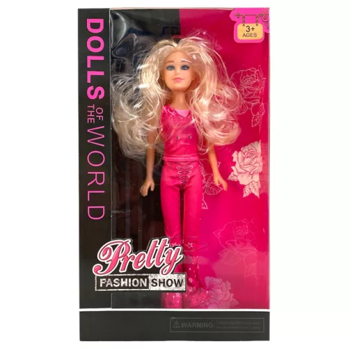 Baba, vékony, divatos, 18x34 cm dob. 4 db/displ.