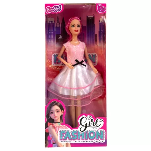 Baba, vékony, csuklós kéz, 2 féle, 14x33 cm dob.