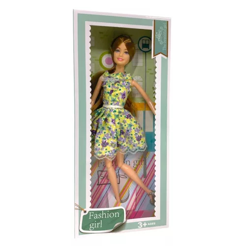 Baba, vékony, csuklós végtag, 4 féle, 14x33 cm dob.