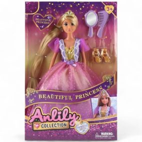   Anlily baba vékony bali ruha kiegészítőkkel, 21x32 cm méretben.