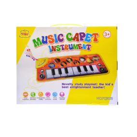   Zenélő szőnyeg, el., hangszer hangok, 35x27 cm dob. (3xAA)