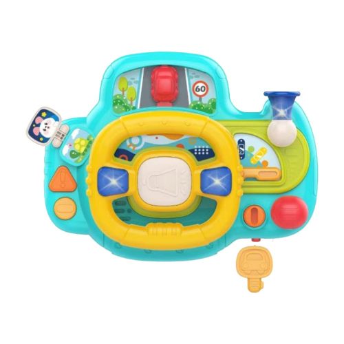 Bébi kormány szimulátor hanggal, fénnyel és zenével 26x19 cm