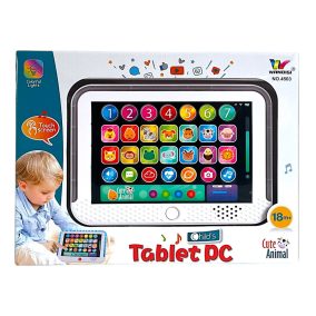   Bébi tablet, el., zene+fény, állathangok, Angol oktató,  26x20 cm dob.