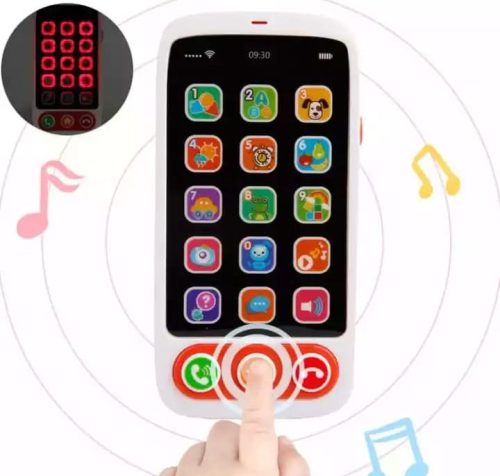 Kiváló minőségű, strapabíró babajáték mobiltelefon.