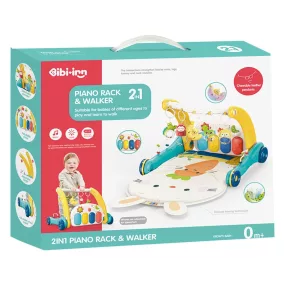   Járássegítő, el., + taposó zongora, 2 az 1ben, 47x40 cm dob.