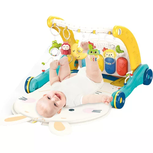 Járássegítő, el., + taposó zongora, 2 az 1ben, 47x40 cm dob.