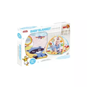   Bébi torna, + játszószőnyeg, csörgő, 81 cm átm., 62x46 cm dob.