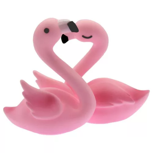 Kádjáték, flamingó, 2 db, 13x12 cm zacsk.