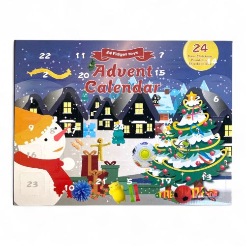 Adventi kalendárium 37x28 cm, sok meglepetéssel.