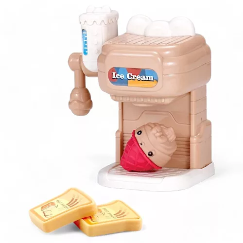 Konyhai készlet: kávéfőző és fagylaltkészítő gyerekeknek.