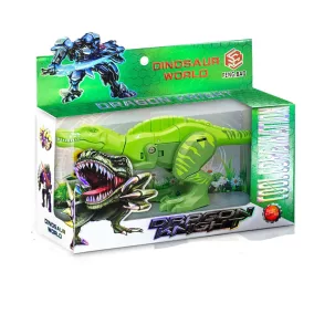   Robottá alakítható dínó, 2 színben, 20x18 cm méretben.