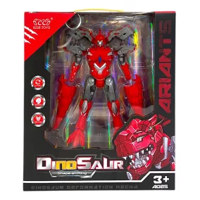 Robottá alakítható dínó, 2 féle, 25x29 cm dob.
