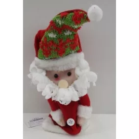 Palack, üveg dekoráció, XM, Mikulás,  30 cm, zacsk.