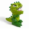 Dínó ujjharapos játék hanggal és fénnyel, 16x18 cm, 2 színben.
