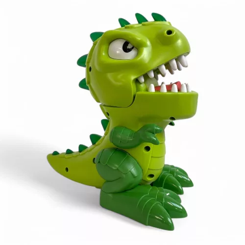 Dínó ujjharapos játék hanggal és fénnyel, 16x18 cm, 2 színben.