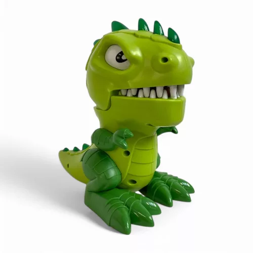 Dínó ujjharapos játék hanggal és fénnyel, 16x18 cm, 2 színben.