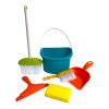 Takarító klt., vödör, felmosó mop, + kieg., 2 féle, 26x44 cm hálós