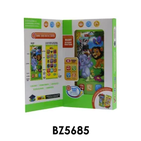   Kétoldalas, érintős, hang- és fényhatású babamobiltelefon.