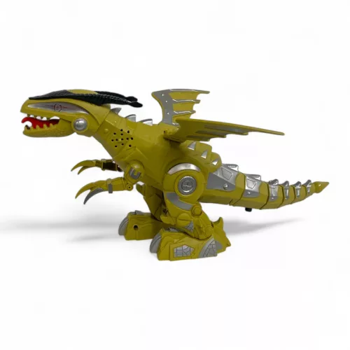 Dínó játék hanggal és fénnyel, 34x20 cm, két színben elérhető.