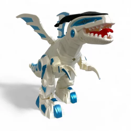 Dínó játék hanggal és fénnyel, 34x20 cm, két színben elérhető.