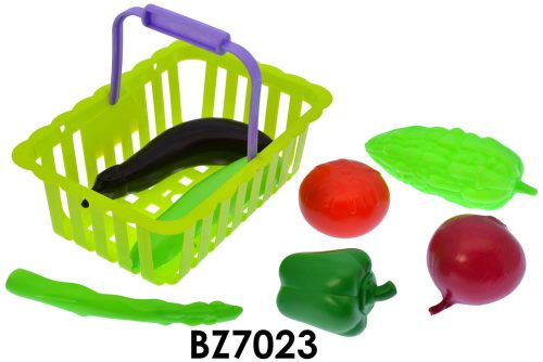 Kosaras étel klt., gyümölcs+zöldség, 2 féle, 21x7 cm hálós