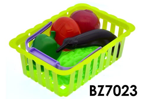 Kosaras étel klt., gyümölcs+zöldség, 2 féle, 21x7 cm hálós