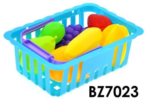 Kosaras étel klt., gyümölcs+zöldség, 2 féle, 21x7 cm hálós