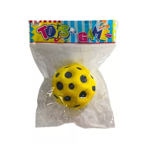 Labda tömör, eva soft , Hold forma, több szín, 6,5 cm, zacsk.