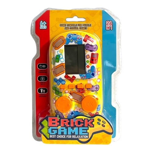 Tetrisz, el., 3 féle, 7x13 cm, shell, 12 db/disp.