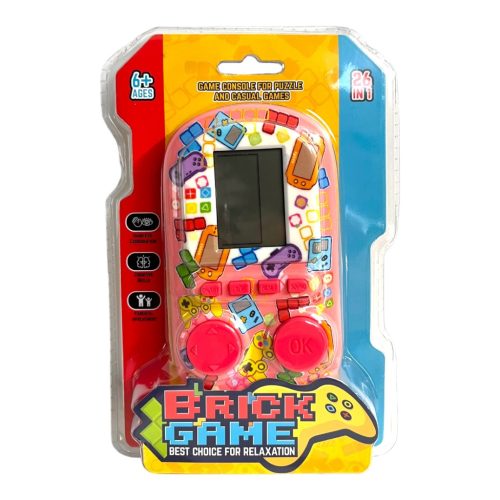 Tetrisz, el., 3 féle, 7x13 cm, shell, 12 db/disp.